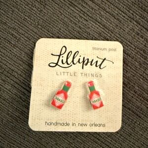 Tabasco earrings